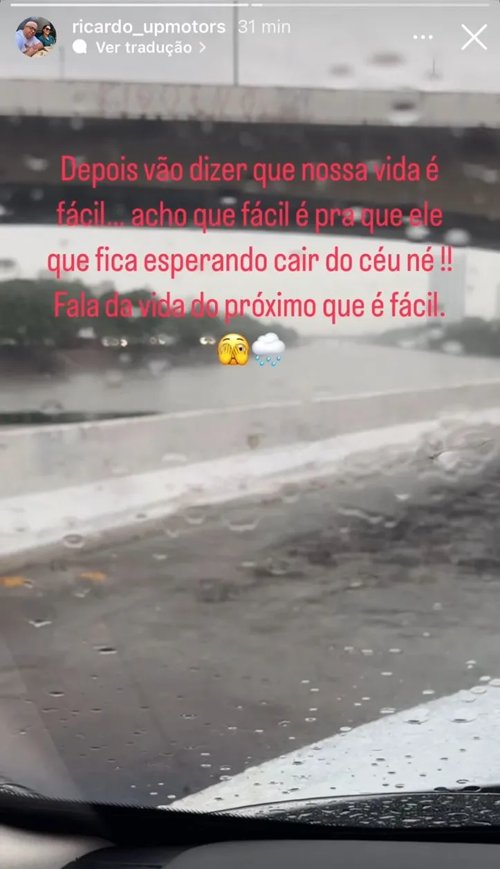 Suposto 4º filho de Gugu postou mensagem enigmática