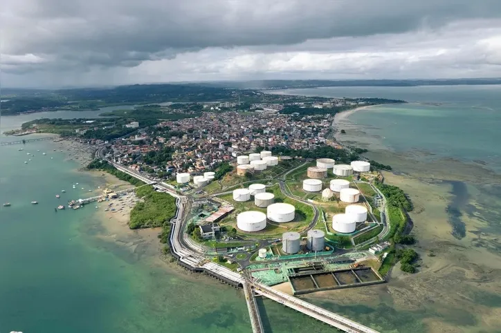 Refinaria Mataripe, em São Francisco do Conde