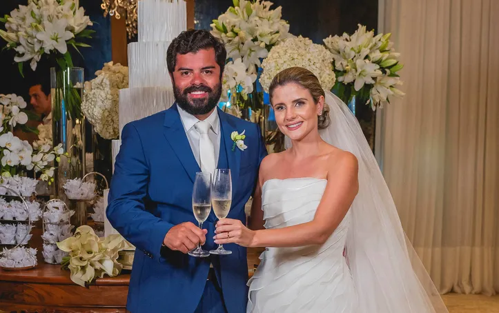 Priscila e Rodrigo disseram “sim” para o amor