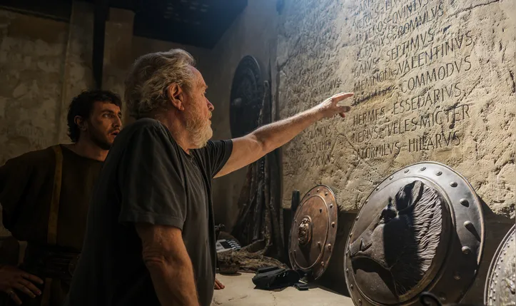 Ridley Scott no set de ‘Gladiador 2’