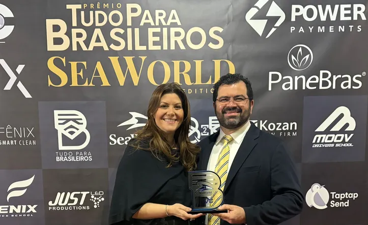 Taissa Gama e Carlos Vasconcellos são premiados em Orlando (EUA)