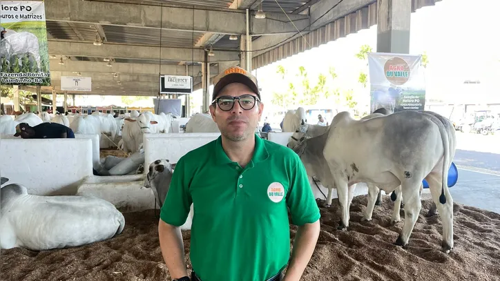 Lucas Serravalle, proprietário da Agro du Valle