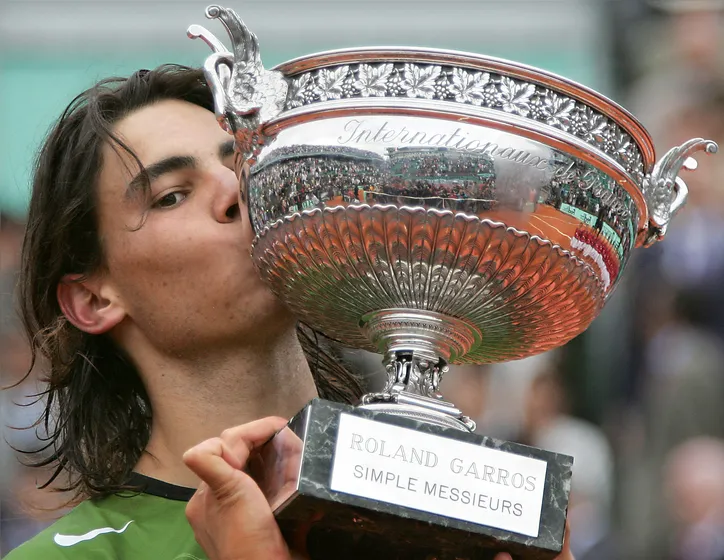 Rafael Nadal com título de Roland Garros