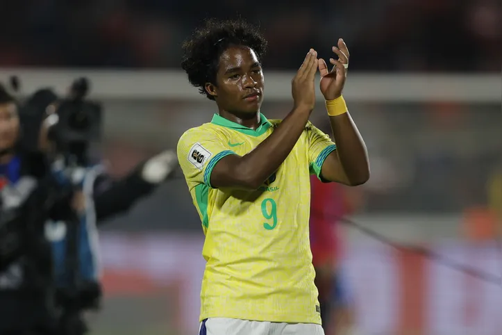Endrick pela Seleção Brasileira