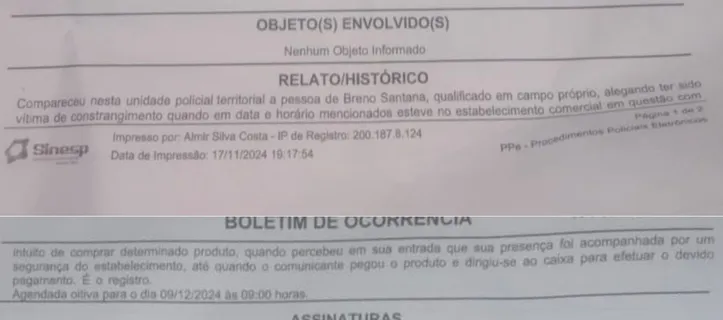 Imagem ilustrativa da imagem Homem acusa segurança do Hiperideal de racismo: "Não sou ladrão"