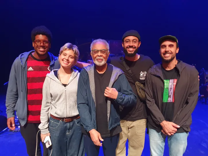 Gil e família em La Rochelle