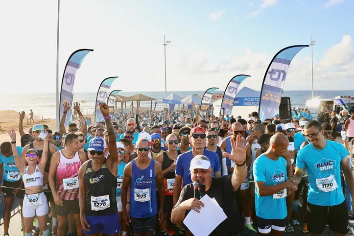 Imagem ilustrativa da imagem Mil atletas participam da Blue Run Salvador em apoio à saúde masculina