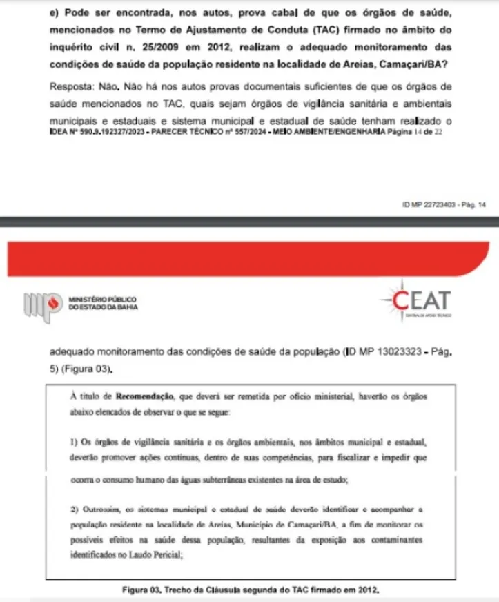 Laudo do Centro de apoio técnico do Ministério Público aponta negligência de órgãos municipais e estaduais