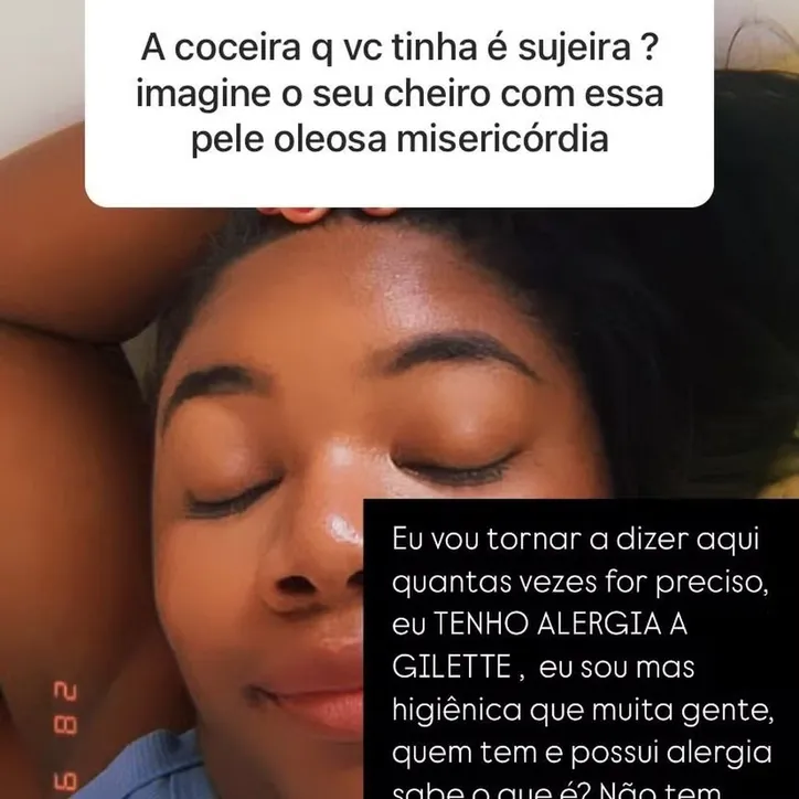 Raquel Brito reagiu a comentários