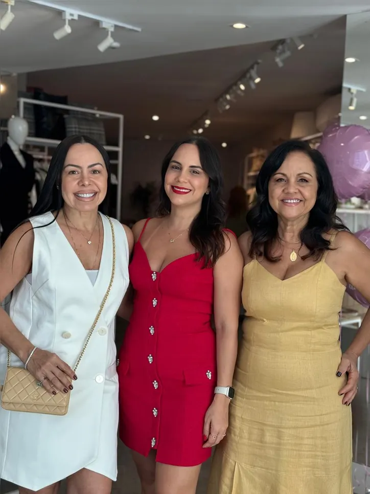 Andréa Goldenstein, Fernanda Coelho e Márcia Leal em dia especial