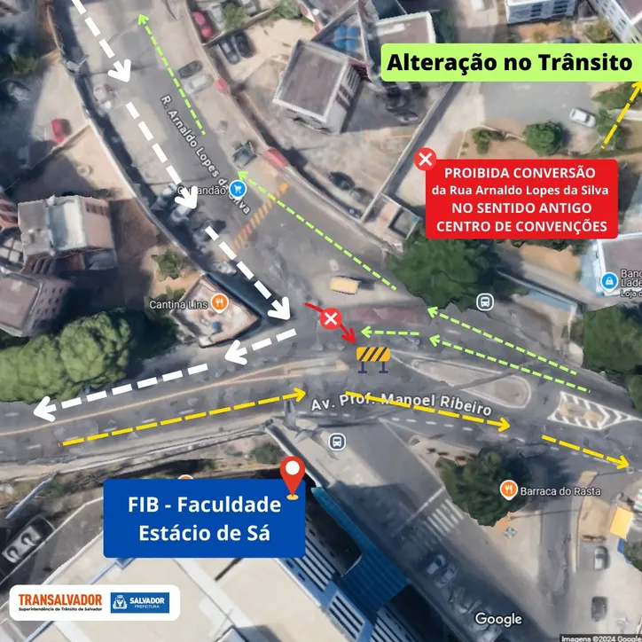 Modificação na Rua Arnaldo Lopes da Silva