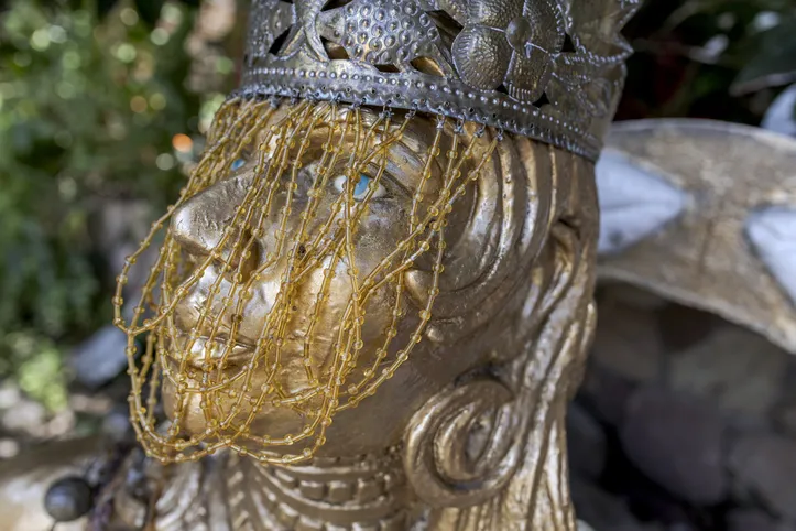 Imagem de Yemanjá localizada terreiro Vodun Zo, no Curuzu