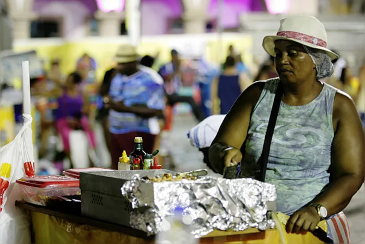 Ambulante no Carnaval de Salvador