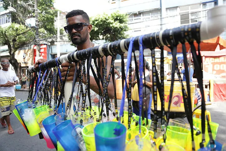 Ambulante no Carnaval de Salvador