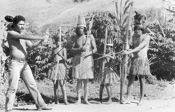 Pataxó Hãhãhãe na antiga Fazenda São Lucas