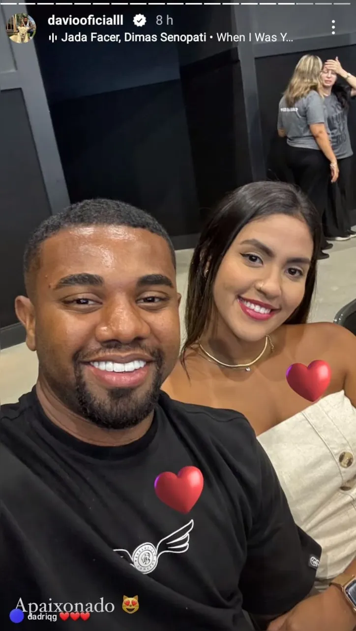 Davi Brito e Adriana Paula