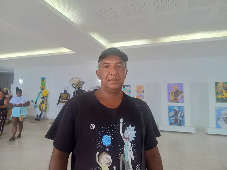 José Augusto, ambulante presente em audiência pública, na Câmara Municipal de Salvador para reivindicações para o Carnaval de 2025, na quarta-feira, 19