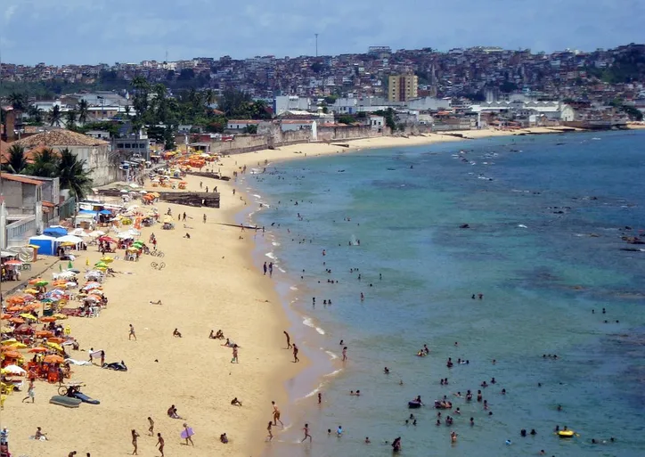 Praia da Boa Viagem, em Salvador