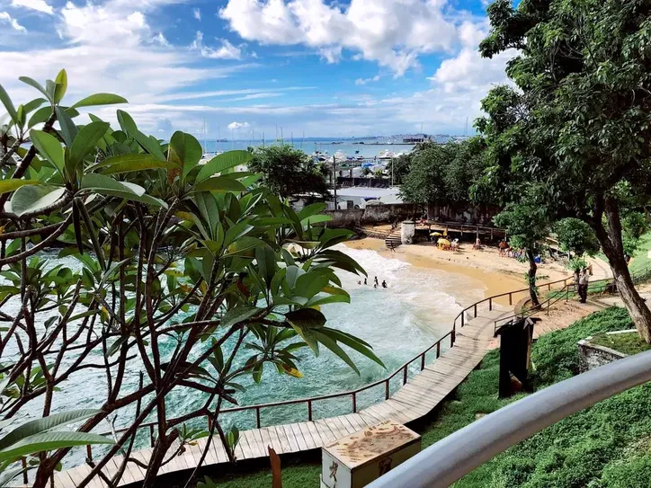 Praia do MAM, em Salvador