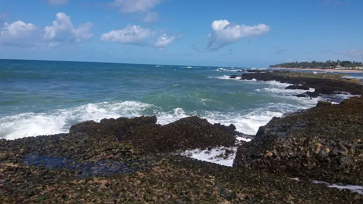 Praia de Jauá, em Camaçari