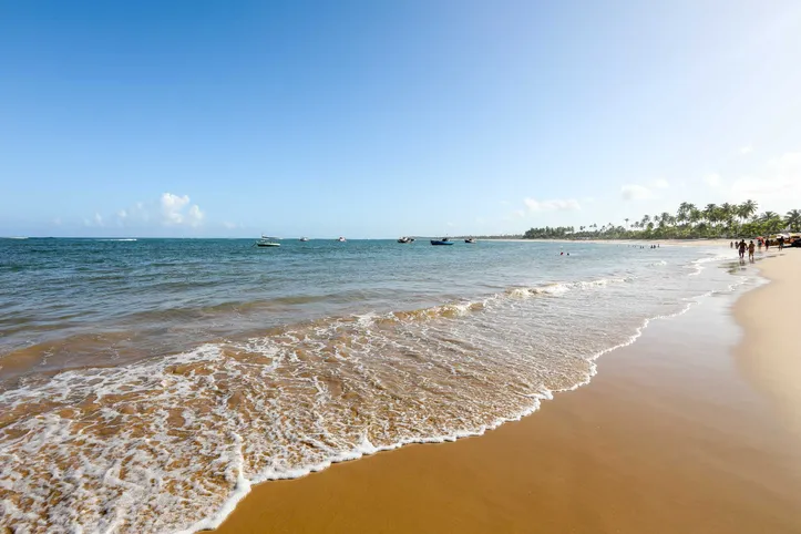 Praia de Guarajuba, em Camaçari