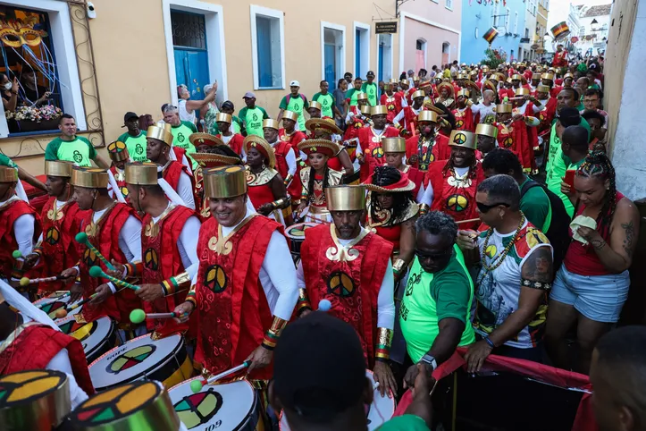 Apresentação do Olodum e Baby do Brasil em 2023