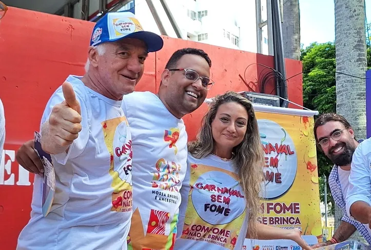 Raimundo Bandeira mobilizadoações pelo Carnaval sem Fome