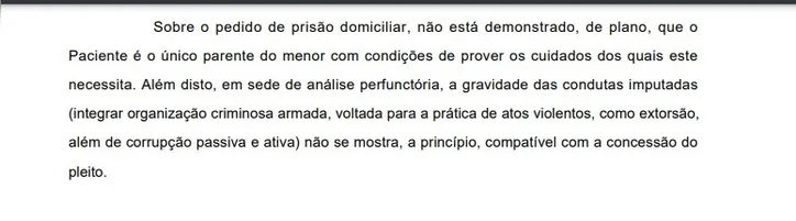 Imagem ilustrativa da imagem Justiça nega habeas corpus a ex-assessor de Binho Galinha