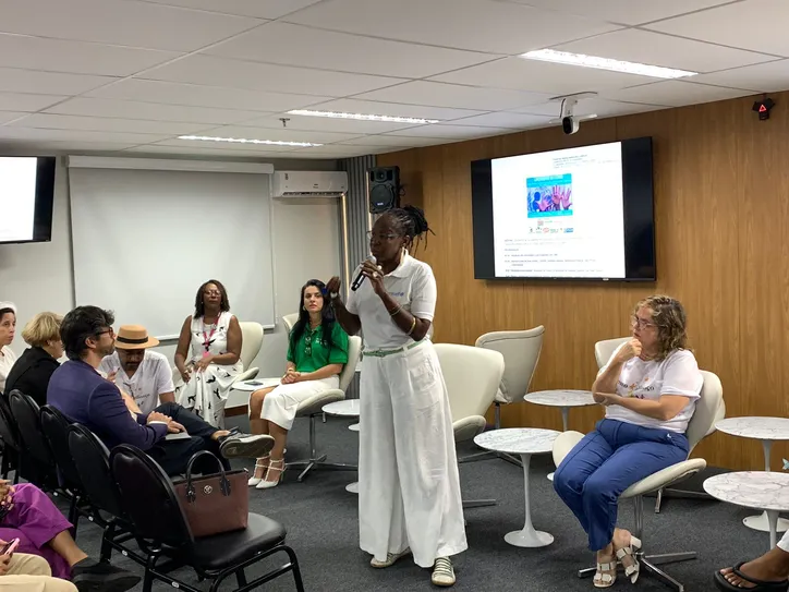 Chefe do escritório do UNICEF em Salvador, Helena Oliveira