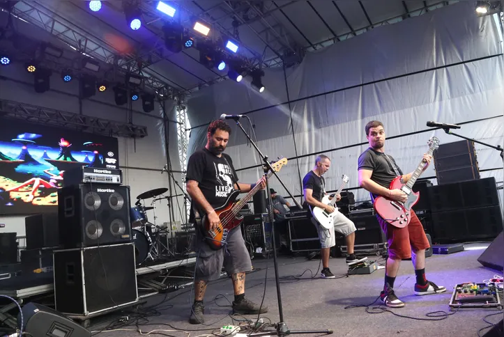 Palco do Rock na Praia de Piatã