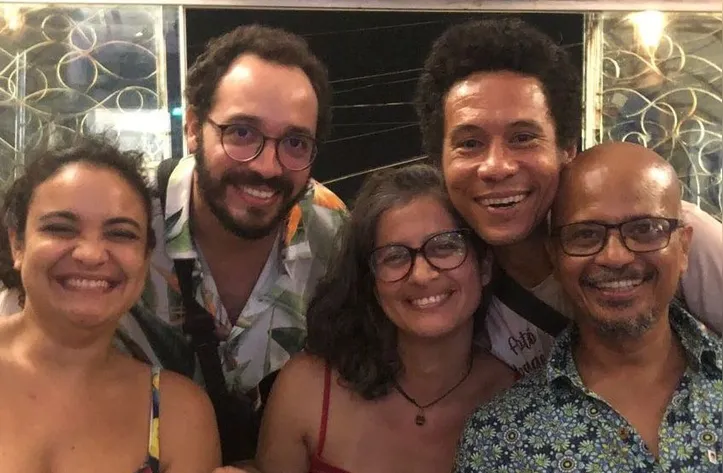 Maria Clara Mendes, João Guisande, Daniela Chávez, Fabio Vidal e Alex Simões: os organizadores do Festival