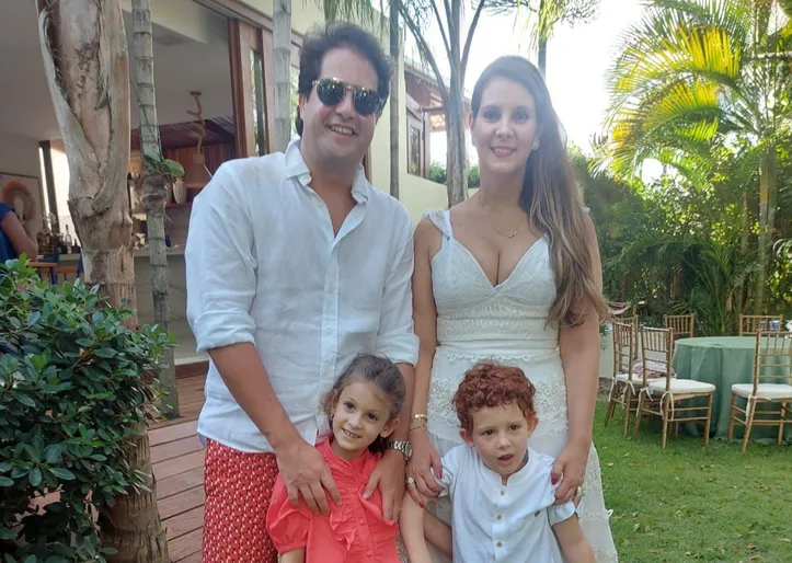 Diego e sua linda família no seu dia