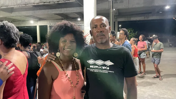 Bárbara Ramos e Nildo Nascimento, moradores do Quilombo Graciosa, em Valença