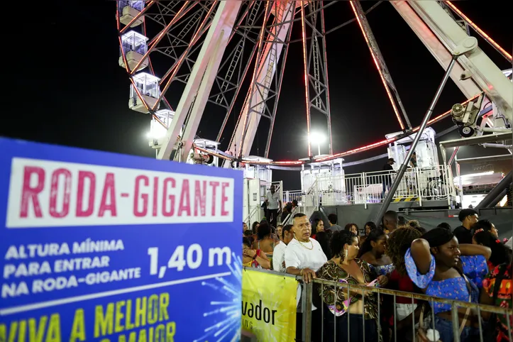 Roda-gigante gratuita é atração do Festival