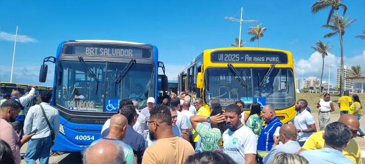 Imagem ilustrativa da imagem Salvador deve receber mais de 550 novos ônibus este ano, diz Muller