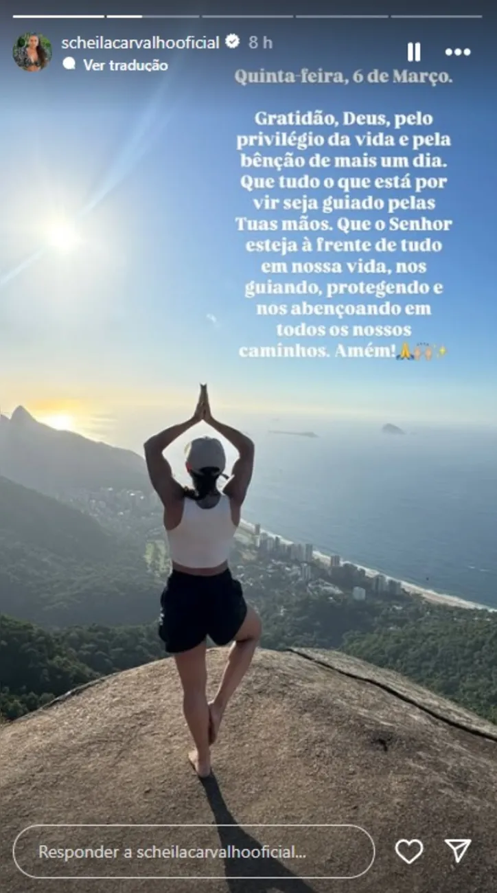 Postagem de Scheila