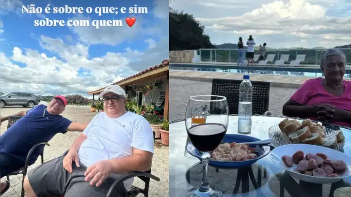 Ricardo Rocha postou clique em família