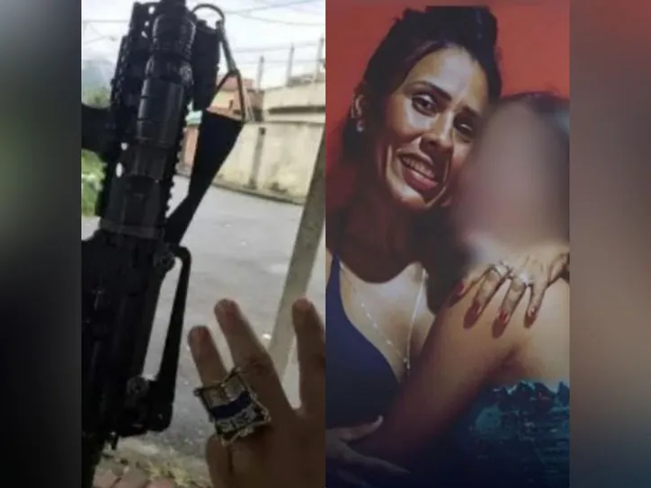 Yane Matos ao lado da sua filha