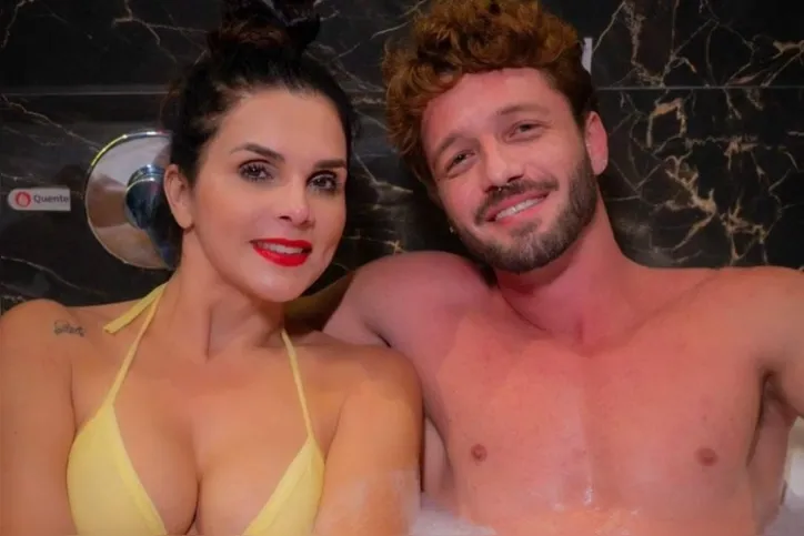 Diogo Venturieri e Luiza Ambiel