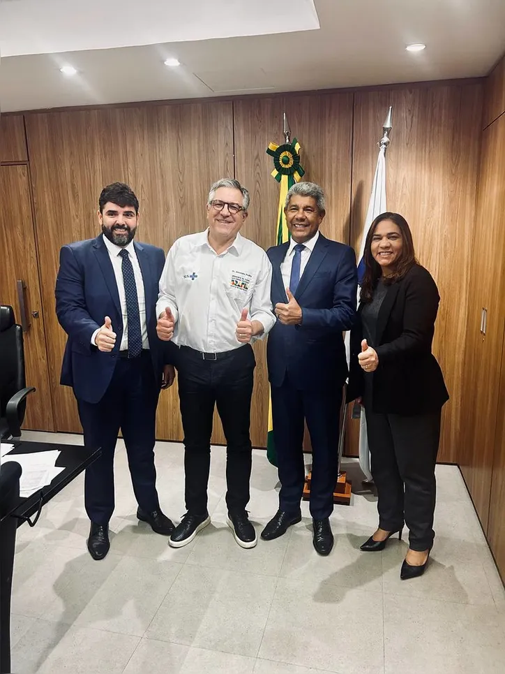 Adolpho Loyola, Alexandre Padilha, Jerônimo Rodrigues e Roberta Santana