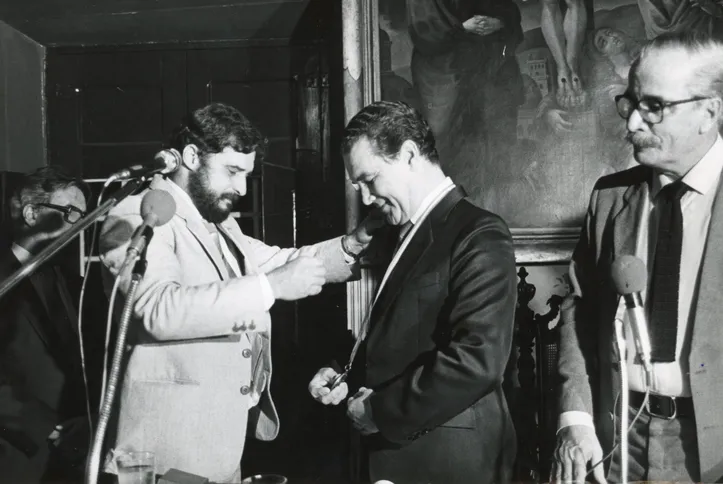 Na foto: Divaldo Franco em 8/05/85