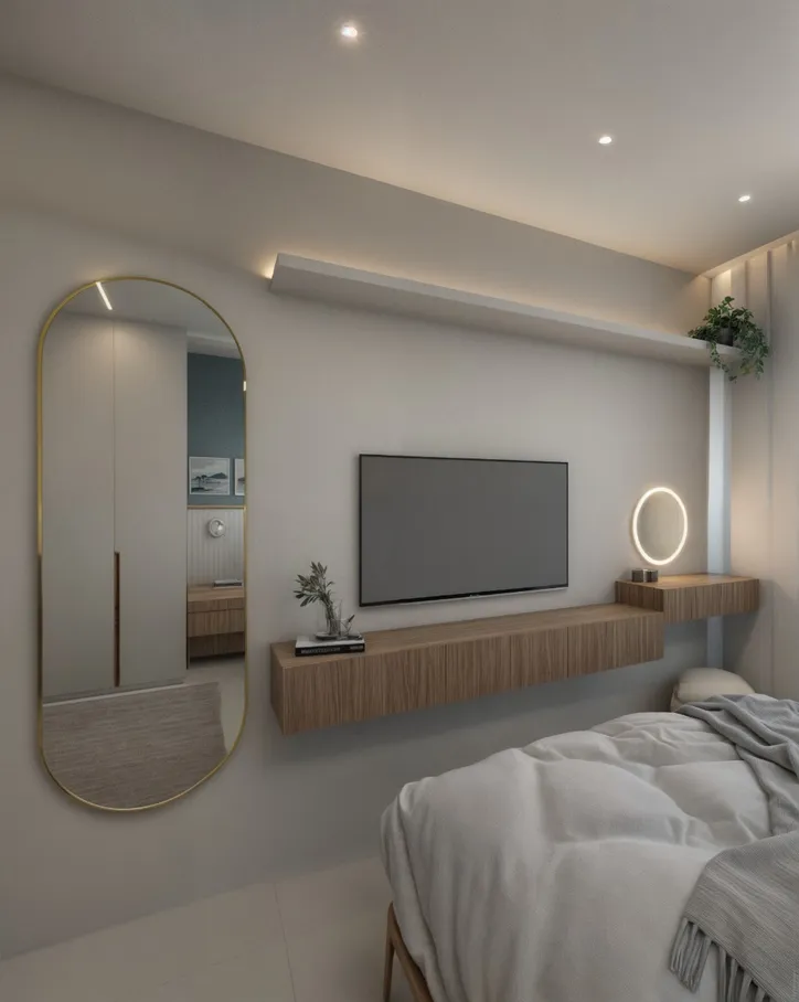 Espaço com design minimalista projetado pela arquiteta de interiores Deise Silva