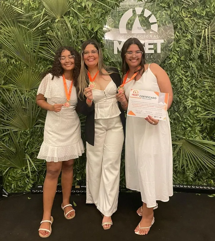 Estudantes da Bahia são premiados na Expo Milset Brasil 2025