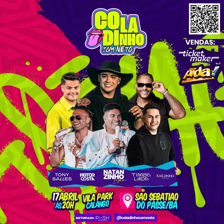 Atrações do evento