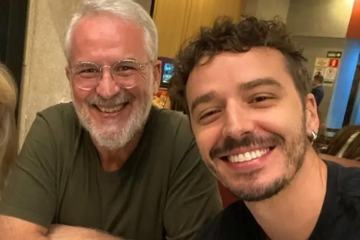 Gabriel Stauffer e o pai