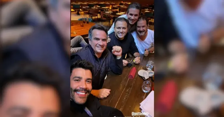 Imagem ilustrativa da imagem Gusttavo Lima aparece ao lado de caciques políticos em Nova York