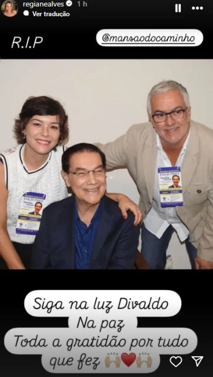 Imagem ilustrativa da imagem Ivete e outros famosos lamentam morte de Divaldo Franco: “Vá em paz”