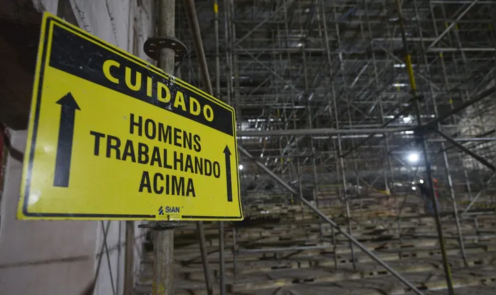 Obras estão 25% concluídas, segundo informações oficiais da Secult