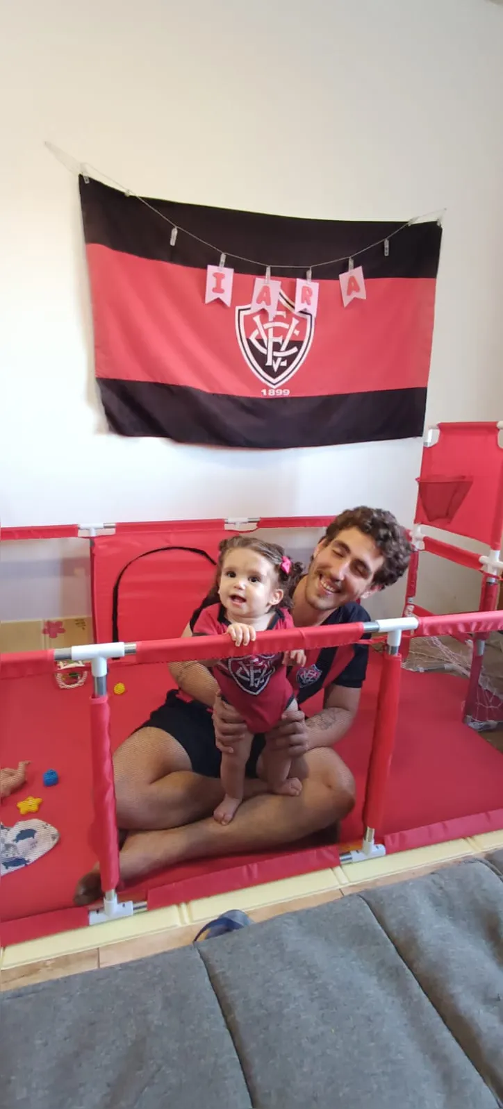 Rodrigo e Iara no cercado Barradinhas