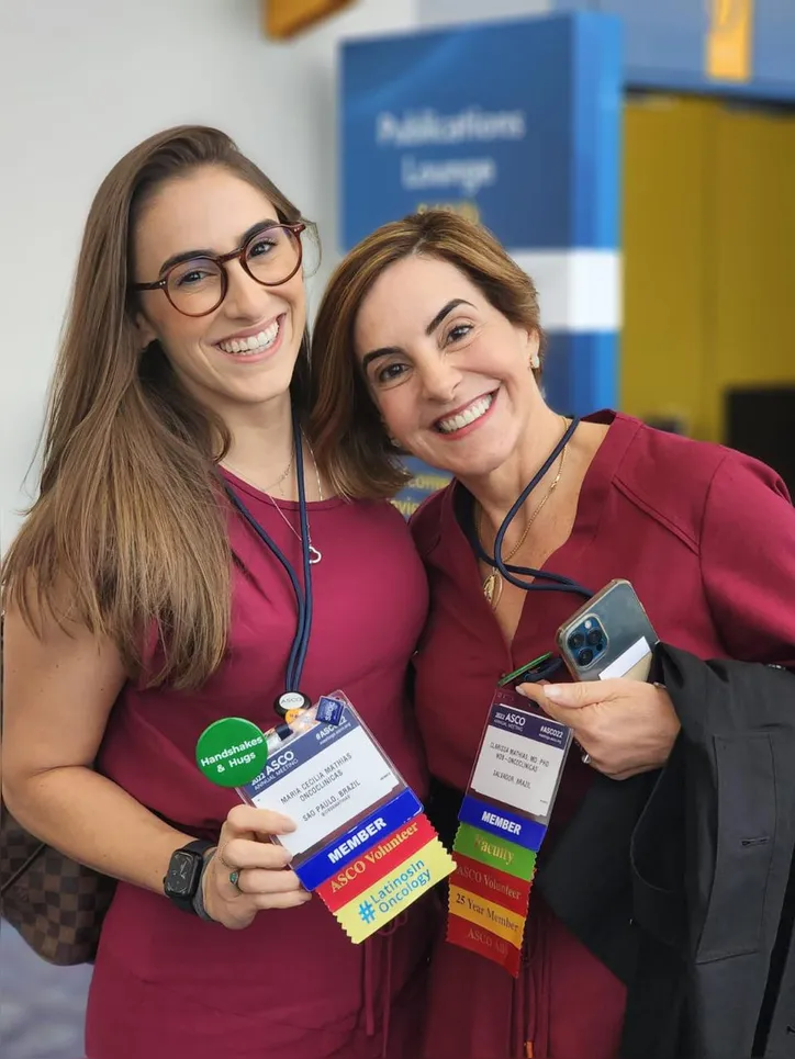 Maria Cecília Mathias e Clarissa Mathias